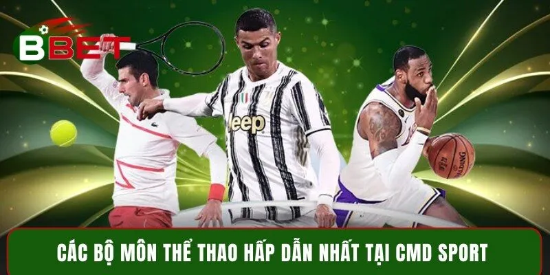 Các bộ môn thể thao hấp dẫn nhất tại CMD Sport